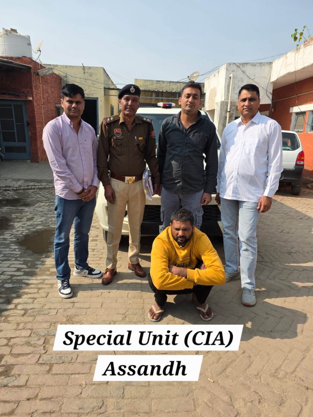 Karnal Police arrested the main accused in the case of looting sacks of paddy by taking the guard hostage